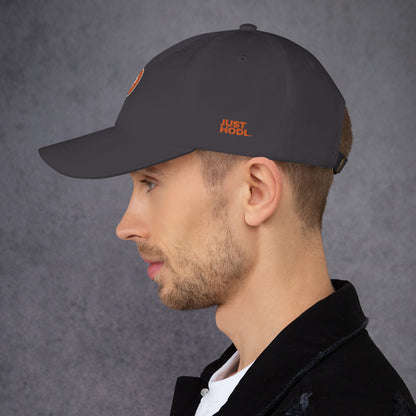 Adjustable Low Profile Bitcoin Hat with Curved Visor