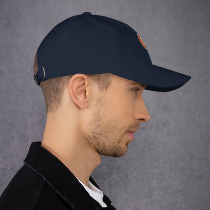 Adjustable Low Profile Bitcoin Hat with Curved Visor