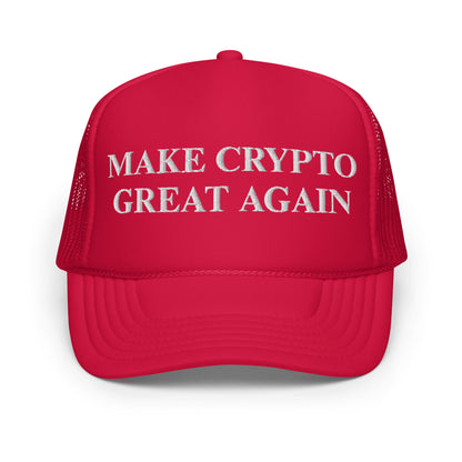 MAKE CRYPTO GREAT AGAIN Foam trucker hat