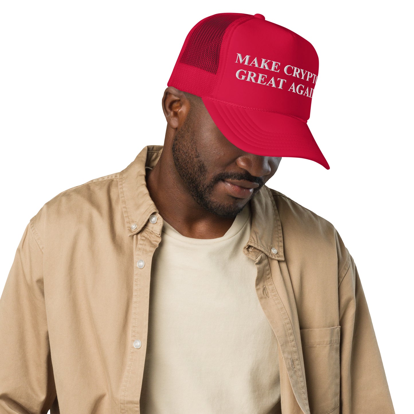 MAKE CRYPTO GREAT AGAIN Foam trucker hat