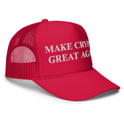 MAKE CRYPTO GREAT AGAIN Foam trucker hat