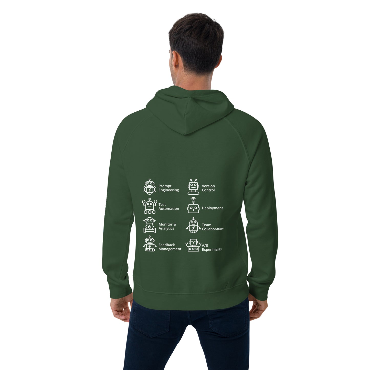 AIGNE - Unisex eco raglan hoodie