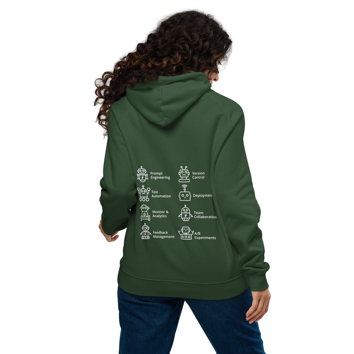 AIGNE - Unisex eco raglan hoodie