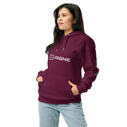 AIGNE - Unisex eco raglan hoodie