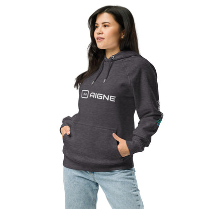 AIGNE - Unisex eco raglan hoodie