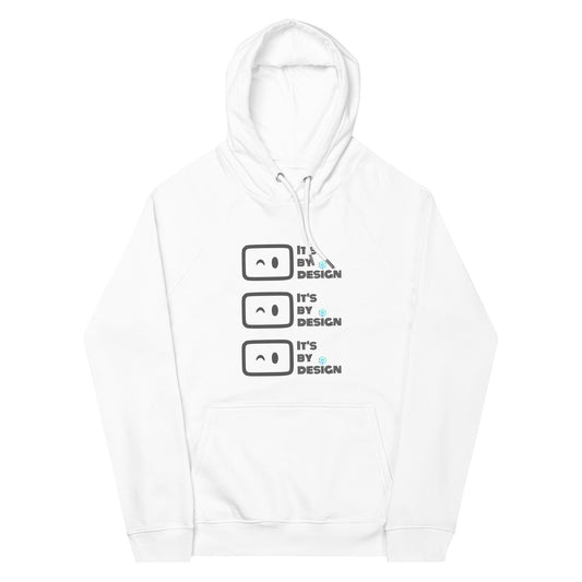 Arcblock It's by design - Unisex eco raglan hoodie