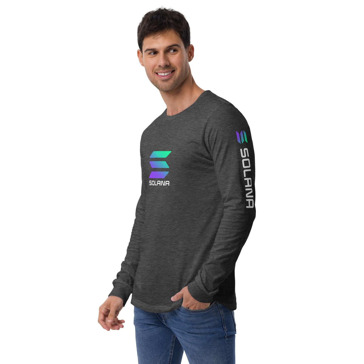 Solana Logo Unisex Long Sleeve Tee