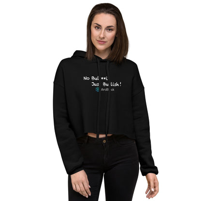 No Bull**it ArckBlock Crop Hoodie