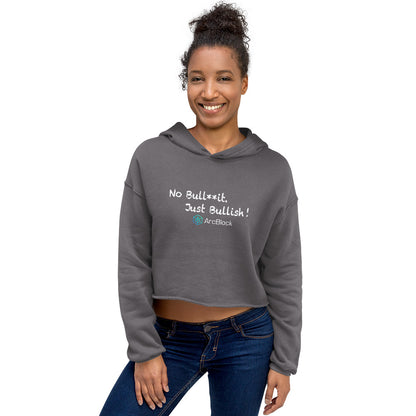 No Bull**it ArckBlock Crop Hoodie